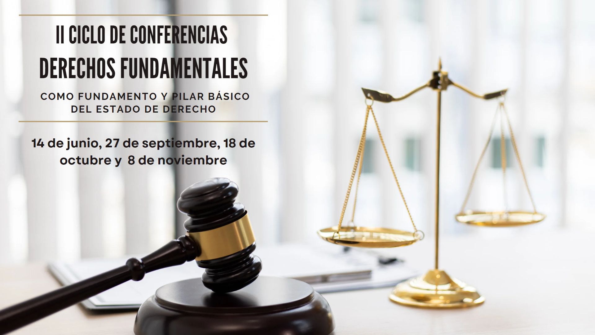 II Ciclo de Conferencias: Derechos Fundamentales como fundamento y pilar básico del Estado de Derecho